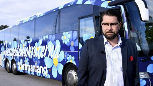 Předseda Švédských demokratů Jimmie Åkesson