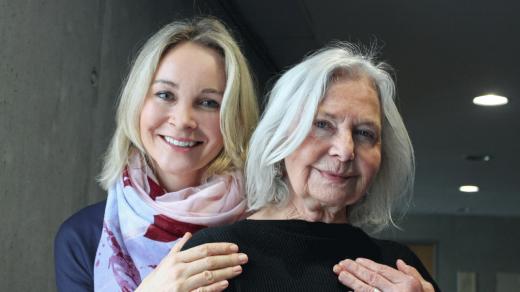 Zuzana Wienerová a moderátorka Jitka Novotná