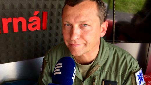 Kapitán Jiří Čermák, pilot JAS-39 Gripen 211. taktické letky Čáslav