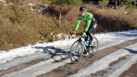 Cyklista, zima