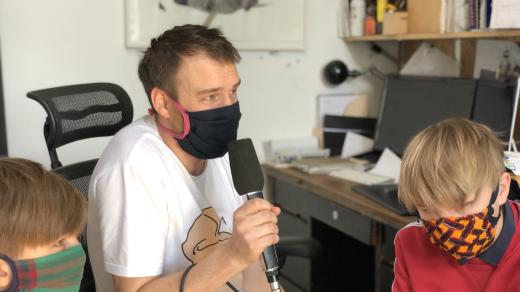 Výtvarník David Böhm vzal své dva syny na dobrodružnou výpravu na Antarktidu