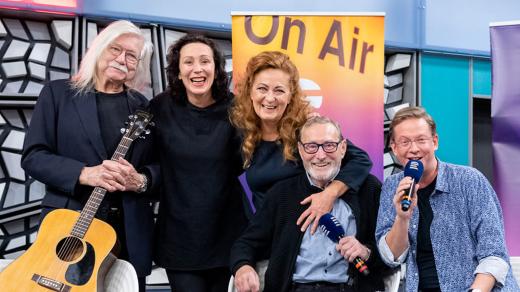 Pepa Fousek, Kristýna Frejová, Simona Stašová, Ladislav Frej, Aleš Cibulka v Toboganu
