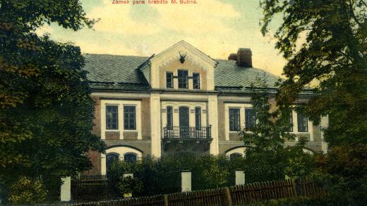 Tak krásný býval kdysi zámek v Horním Jelení, kteří tam postavěli knížata z Bubnu v roce 1866