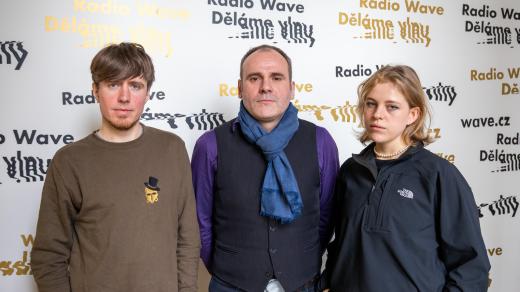 David Čajčík, Michal Pařízek a Pavla Bastlová
