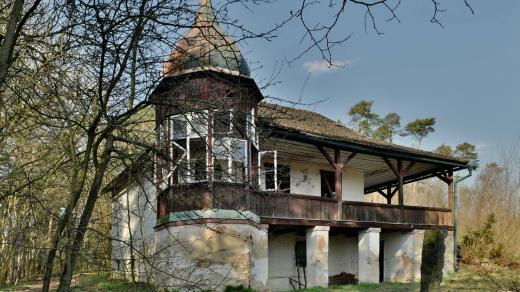 Vila Fiala zvaná Krčkovna, bývalá výletní restaurace na okraji Blatné