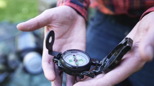 Prepper a kompas