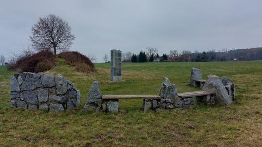 Památník bitvy u Jankova. Místo kapitulace císařského vojska