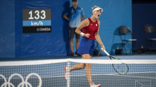 Markéta Vondroušová skončila na hrách v Tokiu na druhém místě