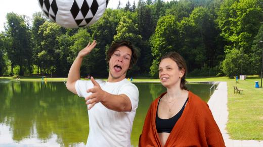 Ondřej Šebestík s Kateřinou Tomsovou se v novém díle Plavek vypravili na plovárnu