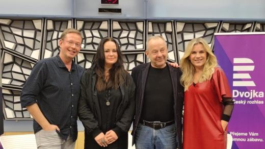 Aleš Cibulka, Jitka Čvančarová, Václav Marhoul, Leona Machálková v Toboganu