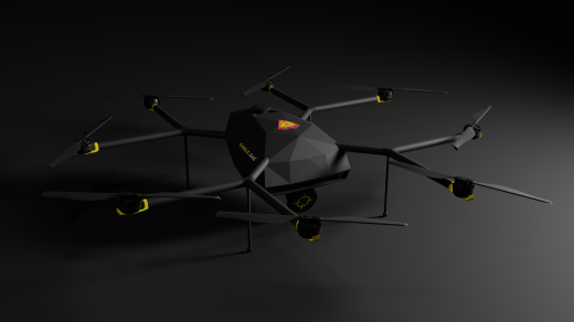 Nový dron, který vyvinuli výzkumníci z ČVUT