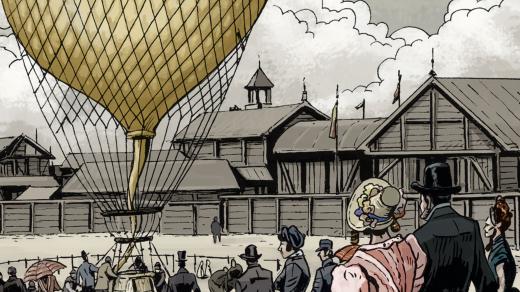 Výřez z knihy Vzduch je naše moře, kterou k seriálu vydává nakladatelství Argo