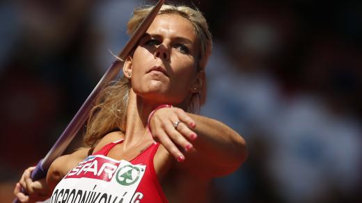 Oštěpařka Nikola Ogrodníková.