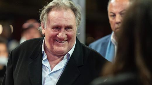 Gerard Depardieu na slavnostním zakončení 3. ročníku festivalu Cineroman v Nice