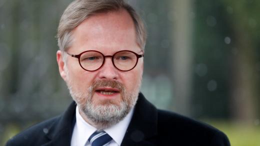 Petr Fiala po jmenování v Lánech