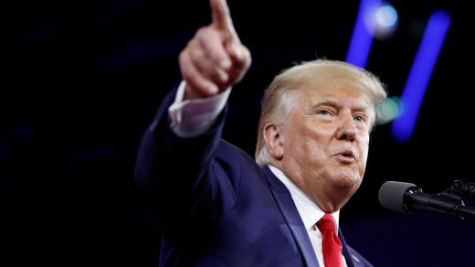 Bývalý prezident USA Donald Trump na konferenci CPAC v Orlandu