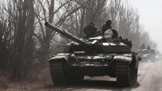 Ruské vojenské jednotky v Doněcké oblasti