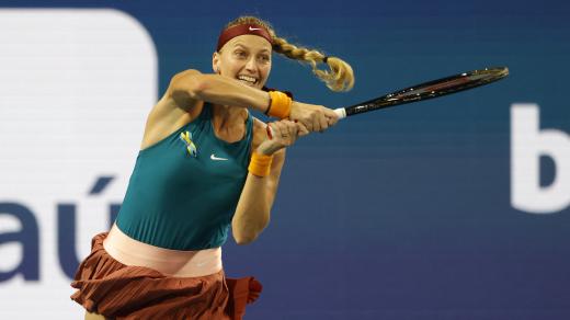 Česká tenistka Petra Kvitová se po vážném poranění levé ruky vrátila na kurty s velkým odhodláním