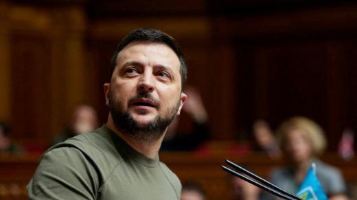 Ukrajinský prezident Volodymyr Zelenskyj