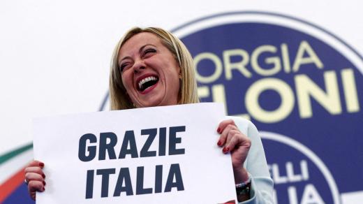 Vítězka italských voleb Giorgia Meloniová
