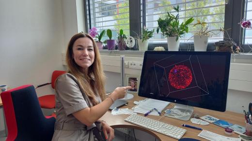 Vědkyně Kateřina Komrsková a nový protein