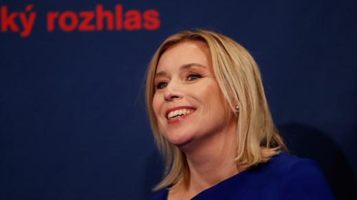 Danuše Nerudová během debaty Českého rozhlasu