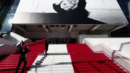 Přípravy na filmový festival v Cannes