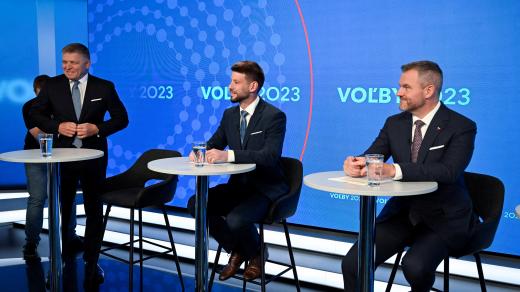 Poslední předvolební debata ve veřejnoprávní televizi RTVS