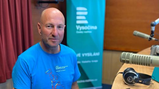 Předseda organizačního výboru Světového poháru horských kol v Novém Městě na Moravě Petr Vaněk