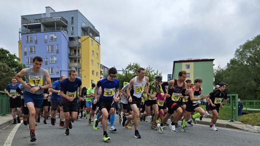 Start Běhu vítězství v Jihlavě