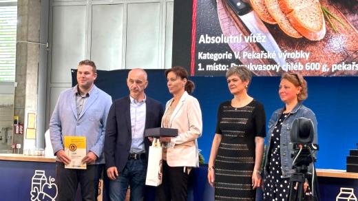 Vyhlášení výsledků soutěže Chutná hezky. Jihočesky na veletrhu Czech Food Expo v Českých Budějovicích