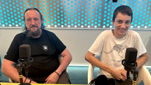 Tesař Pavel Krahulík a jeho žák Radek Kolouch