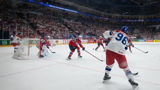 Češi na Nory po celou dobu utkání vyvíjeli tlak