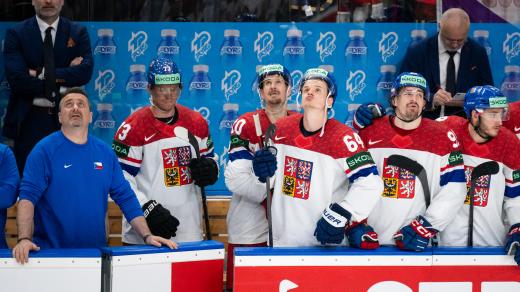 Střídačka českého národního týmu