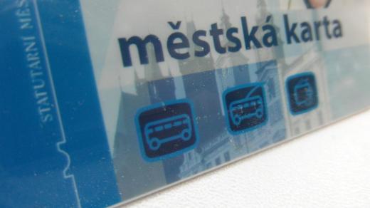 Městská karta MHD v Hradci Králové