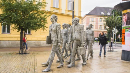 Humanoidi Michala Trpáka v Českých Budějovicích