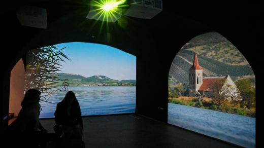 Promítací sál v novém Domu přírody Pálavy
