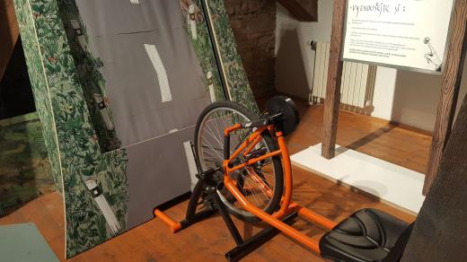 Handbike trenažér