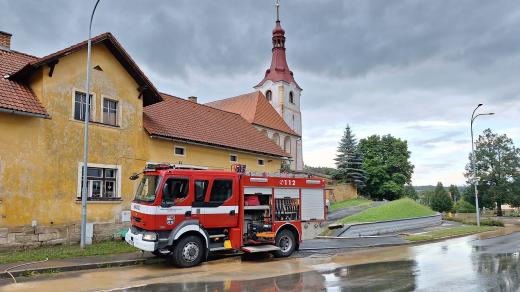 Blížejov opět zasáhla blesková povodeň