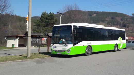 Linkový autobus ČSAD Frýdek-Místek na Morávce