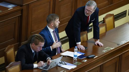 Premiér Petr Fiala (ODS) řekl, že by se nominace eurkomisaře měla týkat Starostů, nebo Pirátů