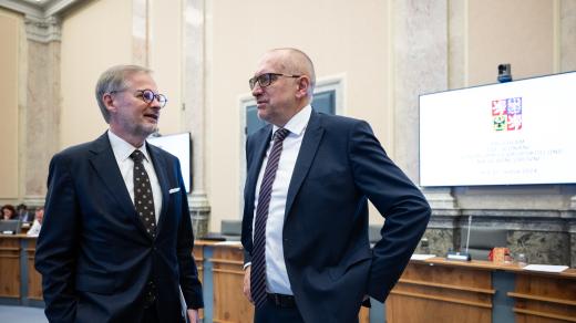 Petr Fiala a Mikuláš Bek