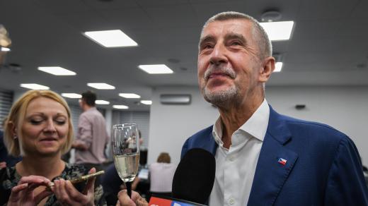 Předseda hnutí ANO Andrej Babiš po zveřejnění výsledků do eurovoleb 2024