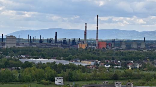 Areál Liberty Ostrava (pohled z Bolt Tower v Dolní oblasti Vítkovice)