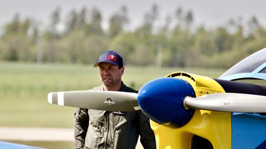 Akrobatický pilot Martin Šonka