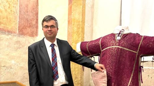 Jiří Vácha, kurátor výstavy liturgických oděvů