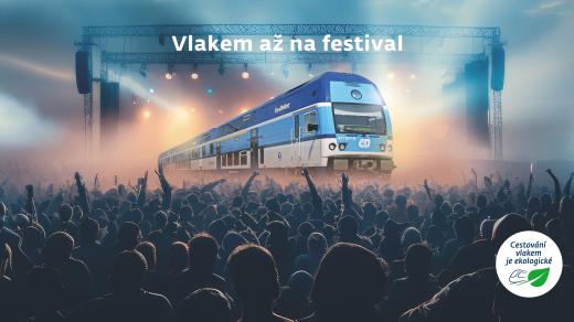 Na festival Colours of Ostrava vlakem