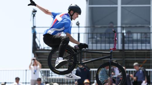 Česká závodnice ve freestyle BMX Iveta Miculyčová