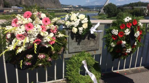 Pamětníci si v Ústí nad Labem připomněli oběti „ústeckého masakru“ z roku 1945