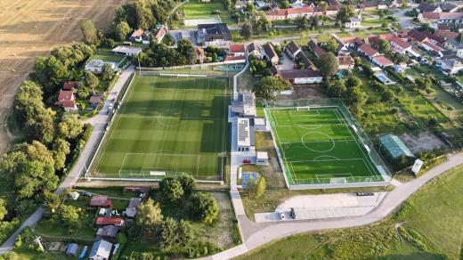 Nový sportovní areál v Plané u Českých Budějovic